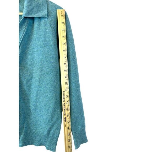 Vintage 100% Lambswool Collared Cardigan Sweater Edinburg Woolen Mill No Sz EUC - Picture 9 of 9